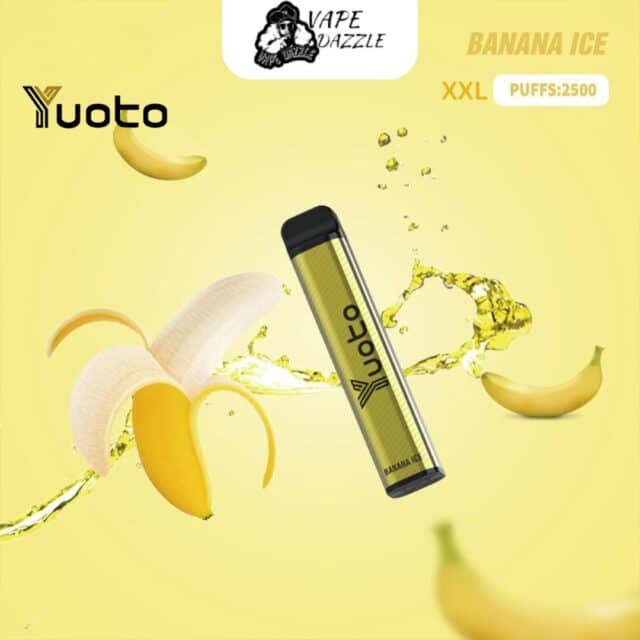 YUOTO XXL Banana Ice 2500 Puffs