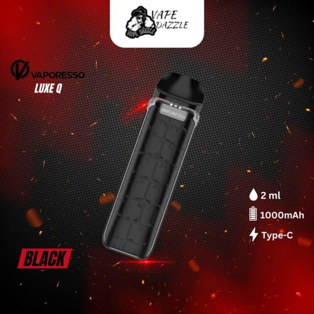 Vaporesso LUXE Black colro Q Pod