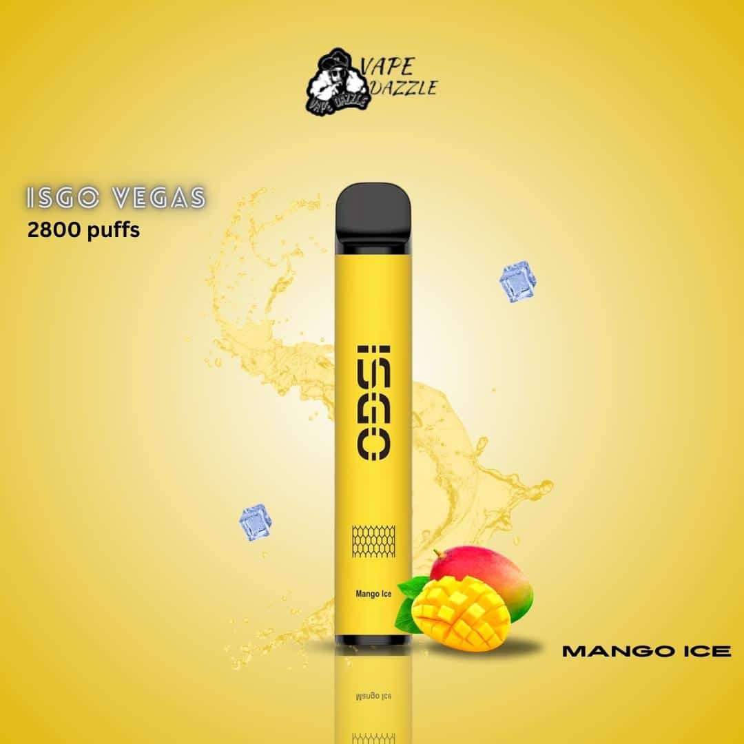 ISGO VEGAS mango ice flavor 2800 puffs