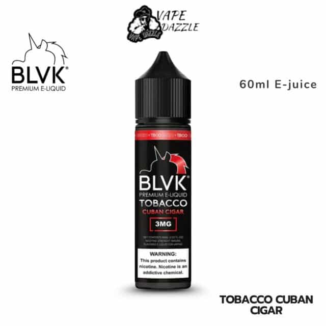 BLVK Tobacco Cuban Cigar 60ML E-LIQUID