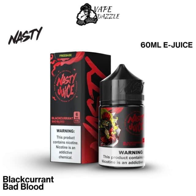 Nasty Blackcurrant Bad Blood 60ML E-LIQUID