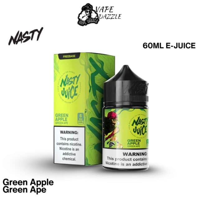 Nasty Green Apple Green Ape 60ML E-LIQUID