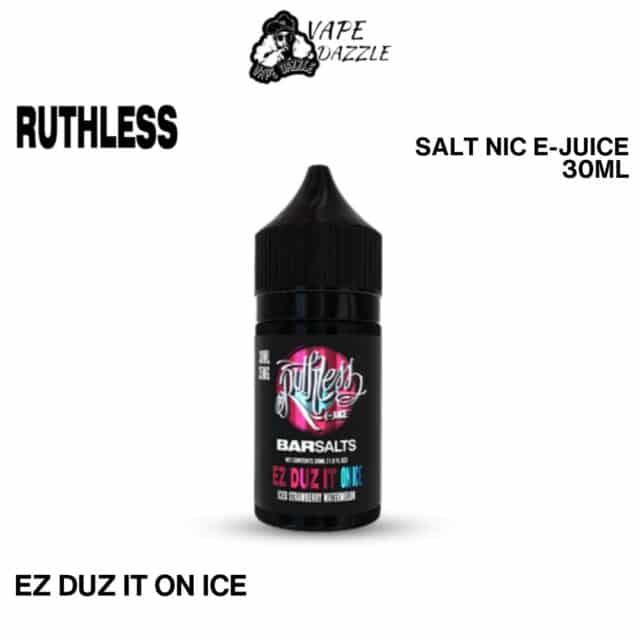 RUTHLESS SALT NIC EZ DUZ IT ON ICE E-JUICE