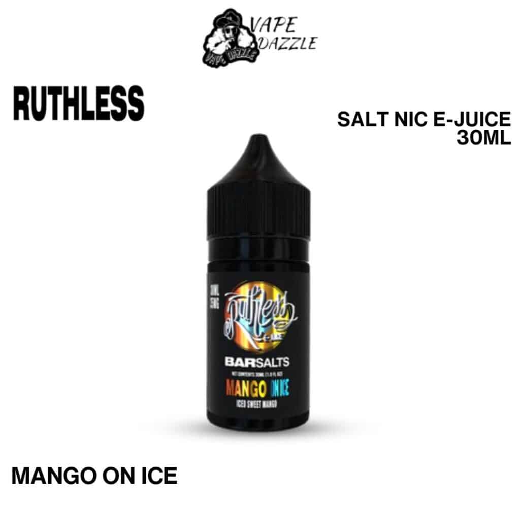 RUTHLESS SALT NIC MANGO ON ICE E-JUICE