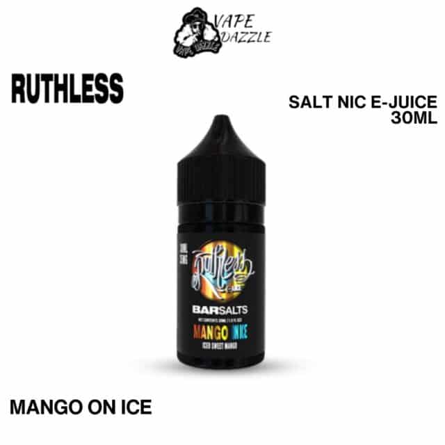RUTHLESS SALT NIC MANGO ON ICE E-JUICE
