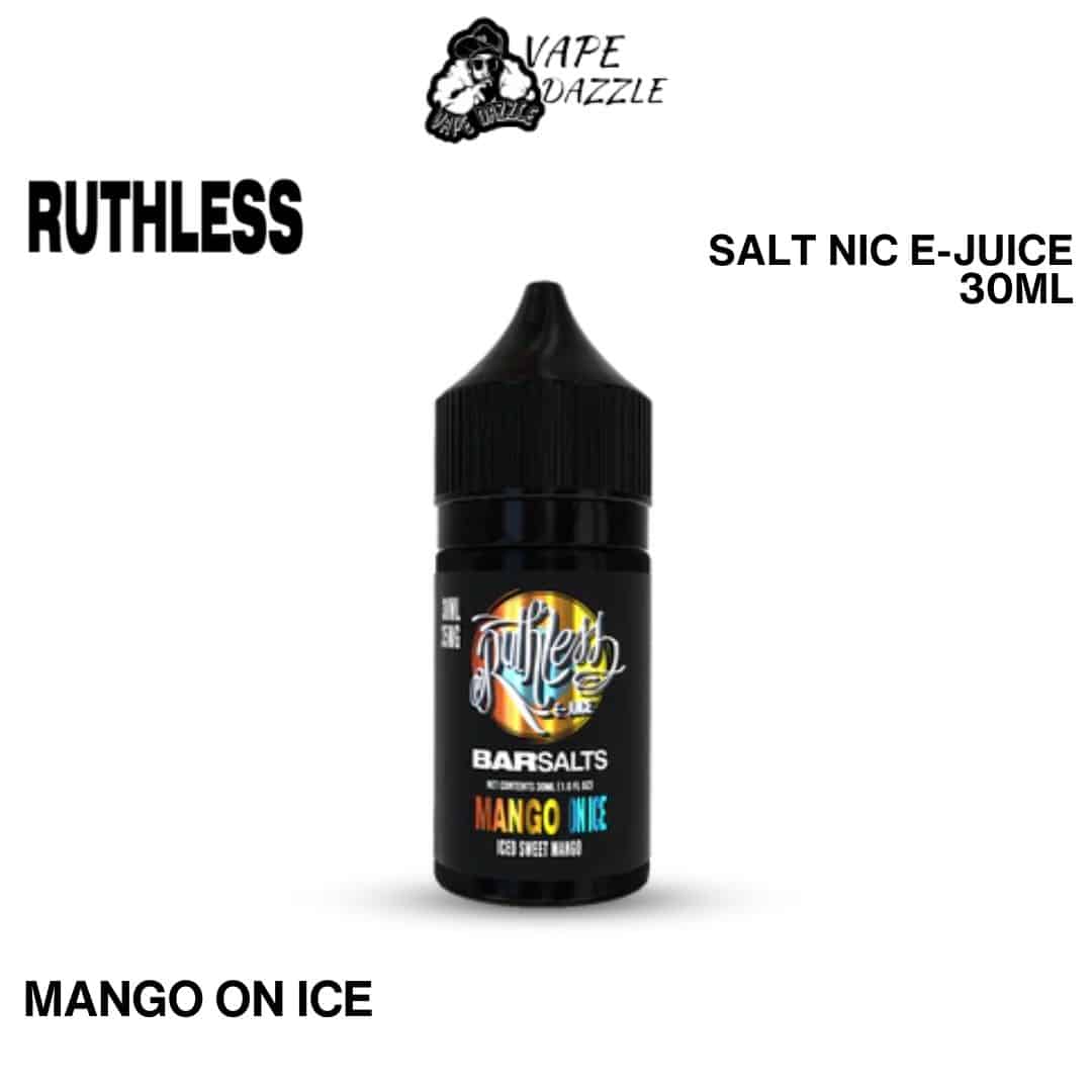 RUTHLESS SALT NIC MANGO ON ICE E-JUICE