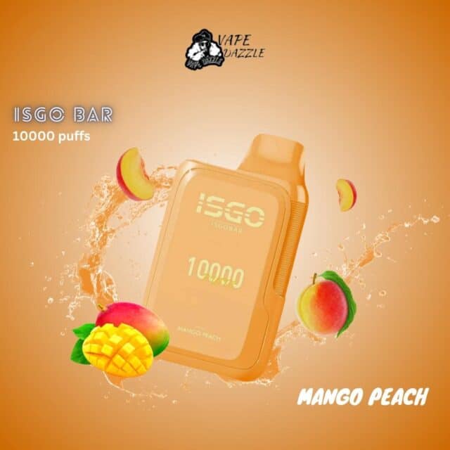 Isgo Bar Mango Peach flavor 10000 puffs