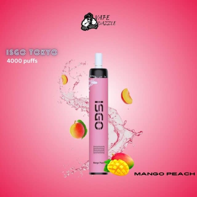 Isgo Tokyo mango peach flavor 10000 puffs