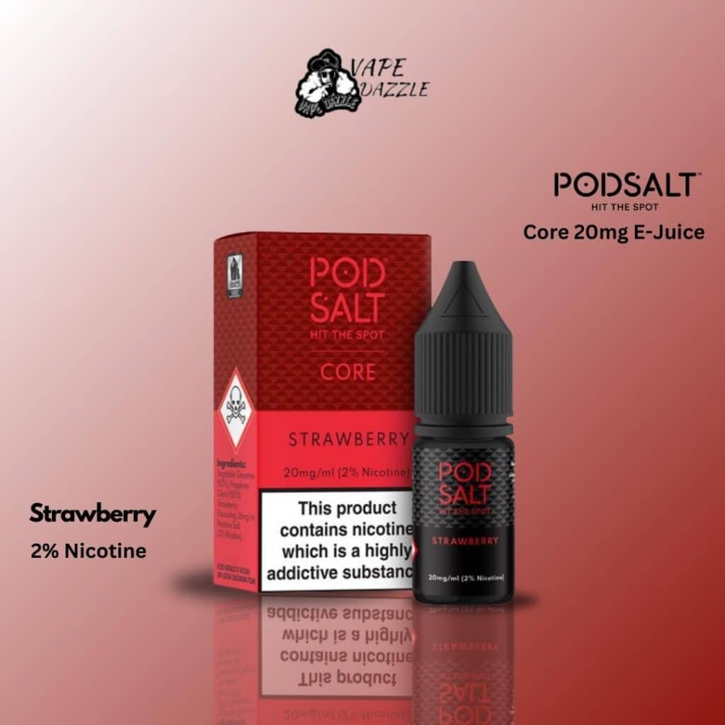 Pod Salt Core 20mg Strawberry E-Juice