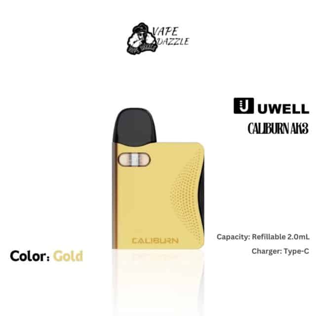 Uwell Caliburn AK3 Gold colro pods