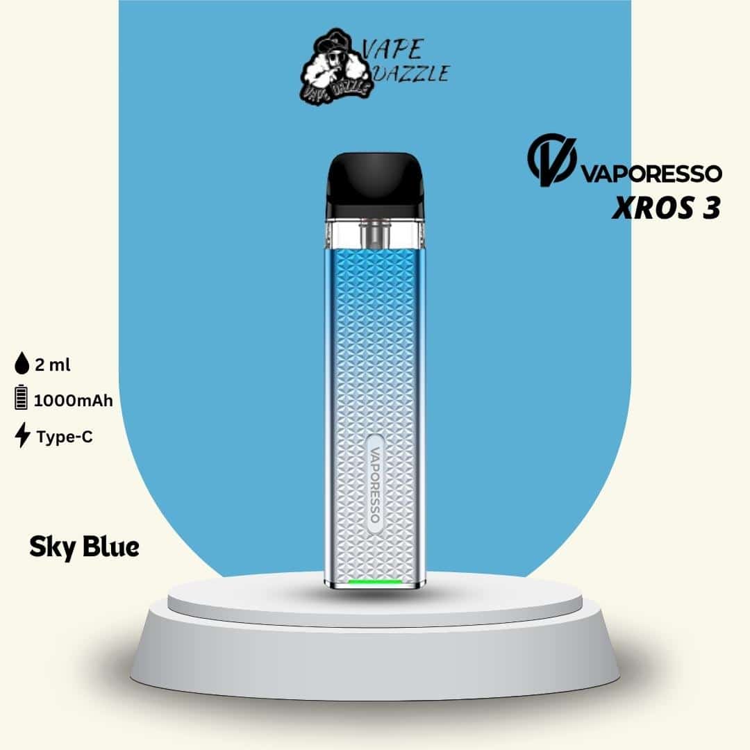 Vaporesso Xros 3 Mini Sky Blue color pods