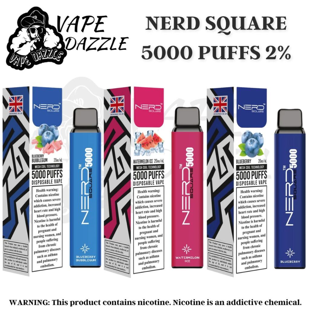 NERD SQUARE 5000 PUFFS