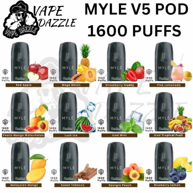 Myle V5 Pod 1600 Puffs