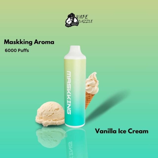 maskking aroma vanilla ice cream