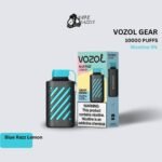 vozol gear 10000 puffs Blue razz lemon