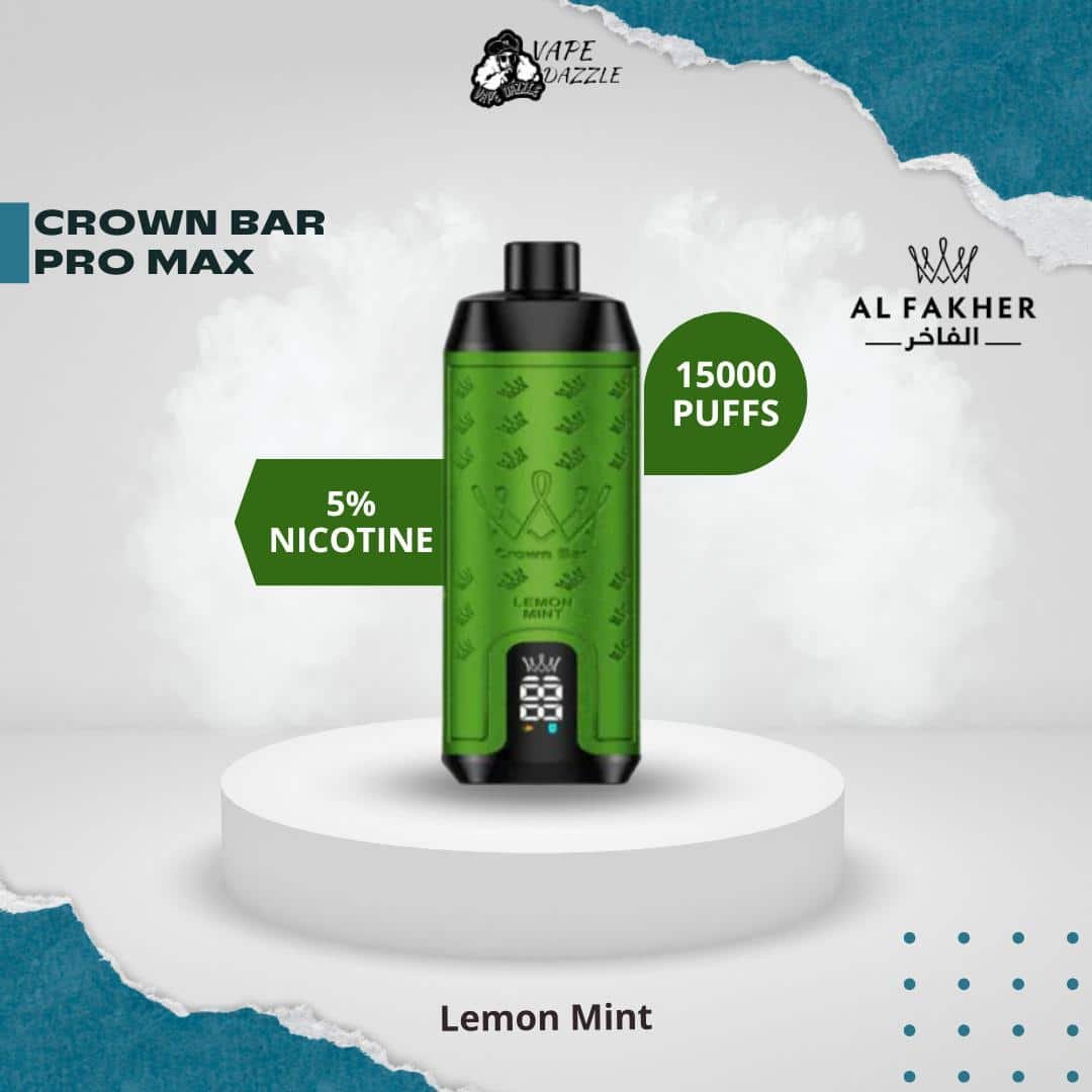 al fakher crown bar pro max lemon mint