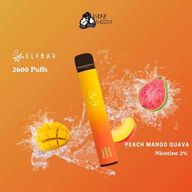 elfbar 2600 peach mango guava