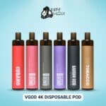 vgod 4k 4000 puffs disposable pod