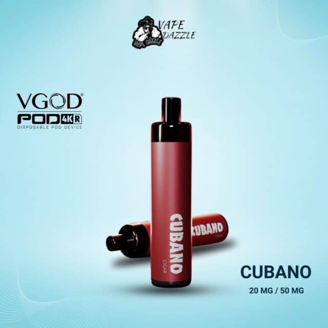 vgod 4k cubano flavor 4000 puffs