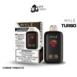 myle turbo cuban tobacco flavour 20000 puffs