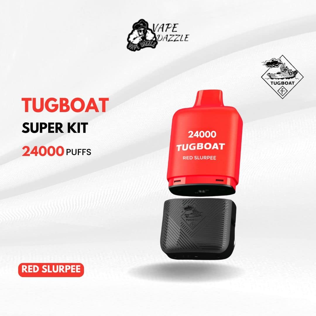 tugboat super kit red slurpee 24000 puffs