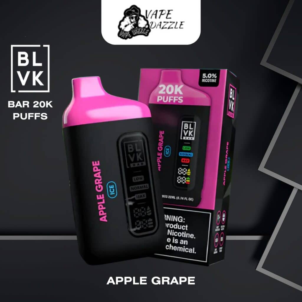 Blvk bar Apple Grape flavours 20000 puffs