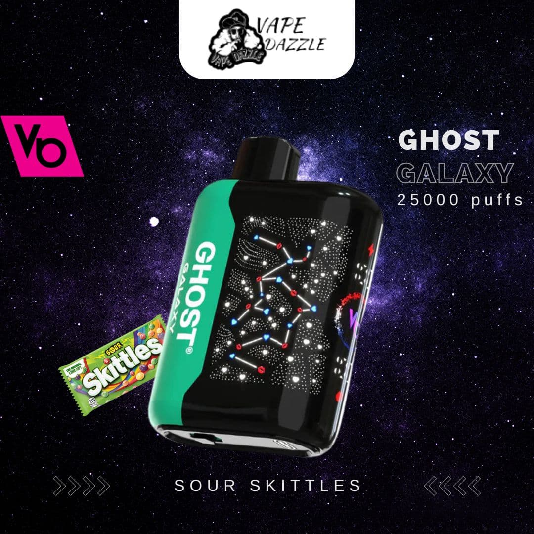 Ghost Galaxy SOUR SKITTLES 25000 PUFFS