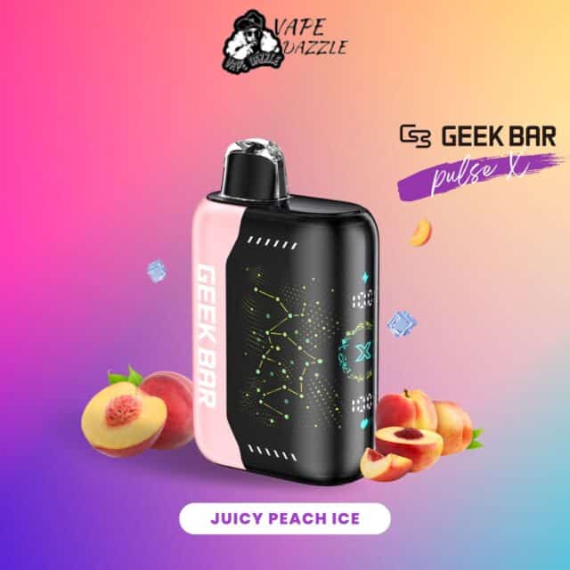 Greek Bar pulse X Juicy Peach ice flavors 25k puffs