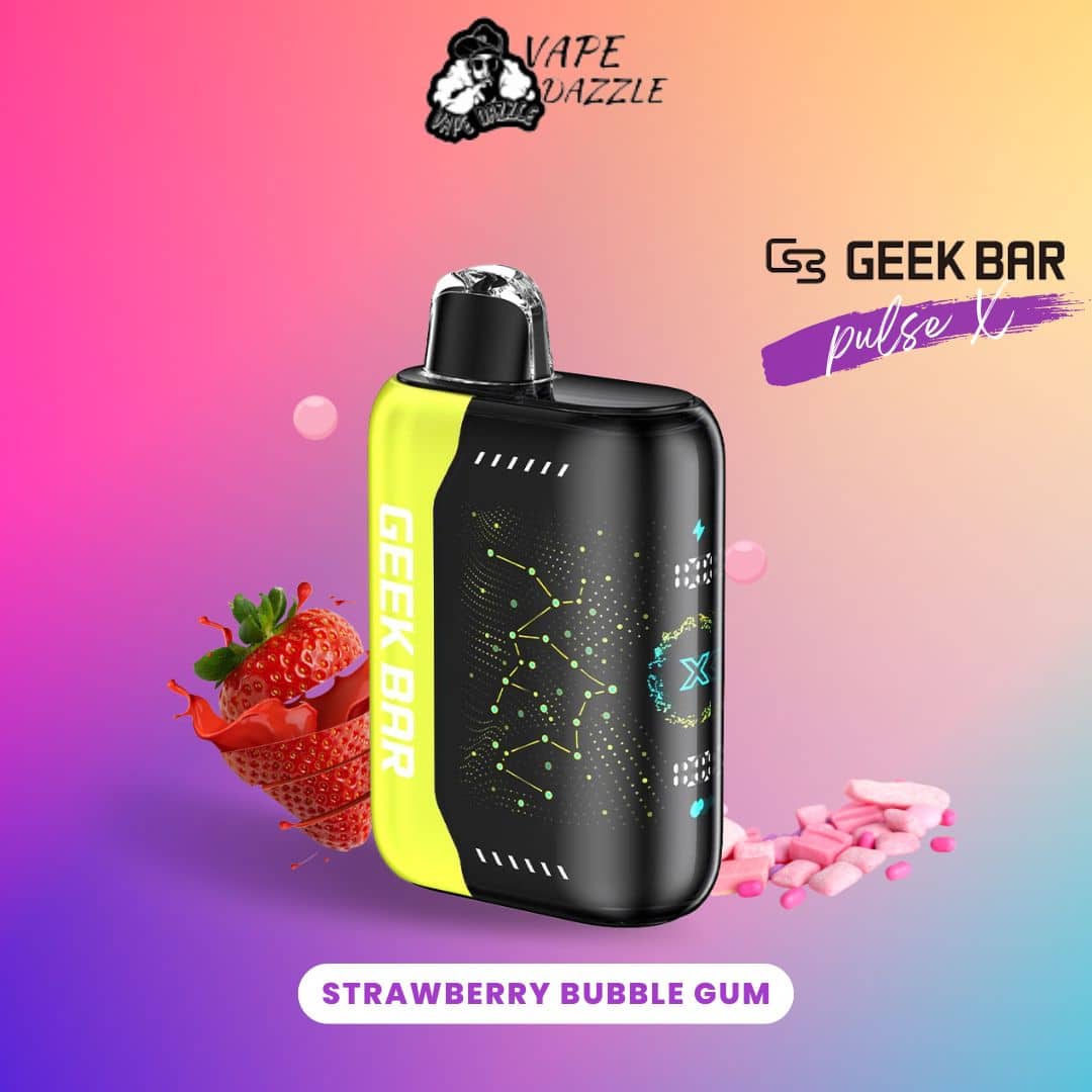 Greek Bar pulse X Strawberry Bubble Gum flavor 25k puffs