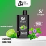 SILVAPER Lemon Mint Bubblegum 24000 puffs