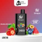 SILVAPER Love 66 flavors 24000 puffs