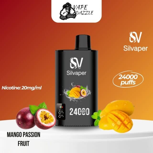 SILVAPER Mango Passion fruit flavors 24000 puffs