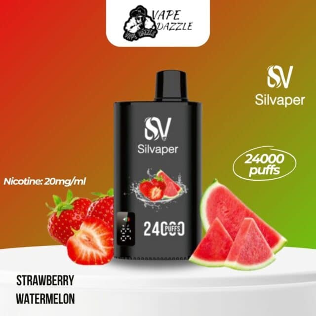 SILVAPER Strawberry Watermelon 24000 puffs