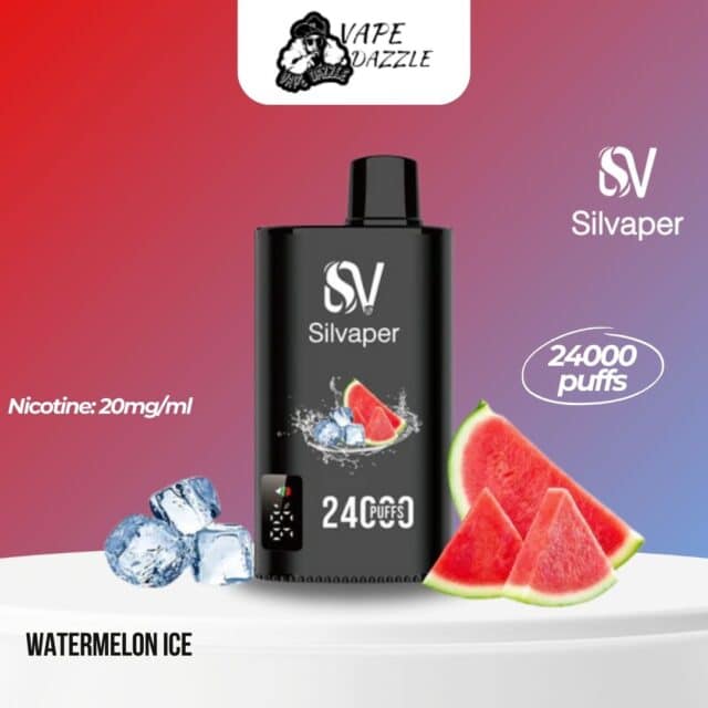 SILVAPER Watermelon Ice 24000 puffs