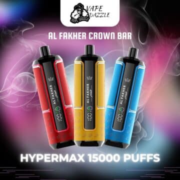 al fakher crown bar hypermax 15000 puffs