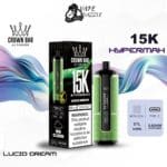 al fakher crown bar hypermax lucid dream 15000 puffs