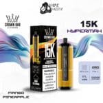 al fakher crown bar hypermax mango pine apple 15000 puffs