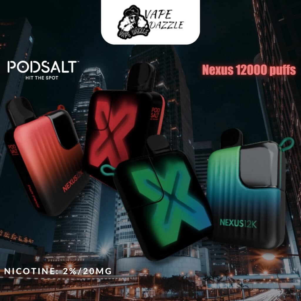 podsalt nexus 12000 puffs