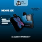 podsalt nexus aqua mint blue sour raspberry 12000 puffs