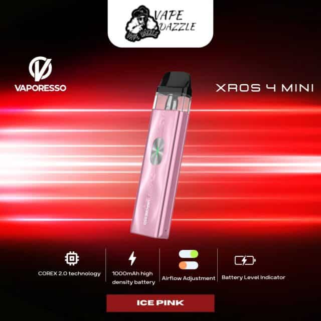 vaporesso xros 4 mini pod Ice Pink color