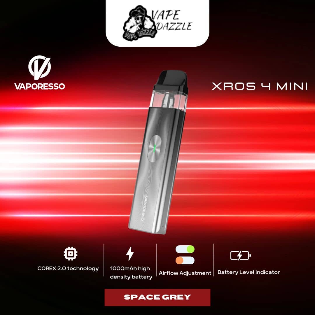 vaporesso xros 4 mini pod Space Grey color