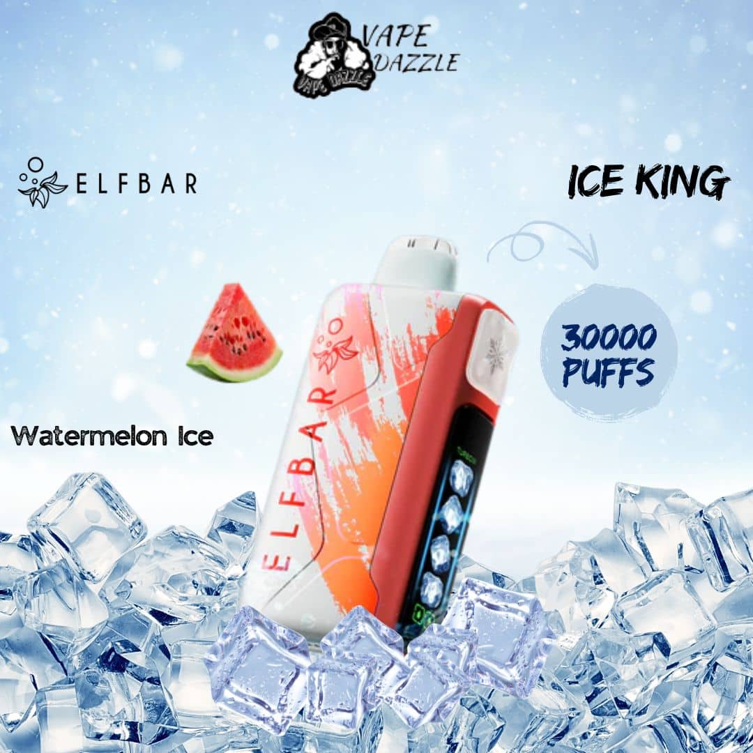 elfbar ice king Watermelon Ice flavor 30k puffs