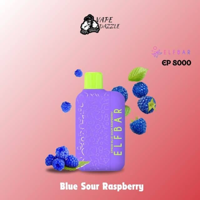 Elfbar EP8000 Blue Sour Raspberry flavor