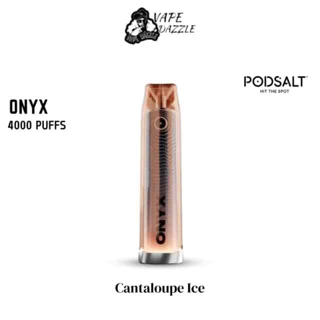 Pod salt Onyx Cantaloupe Ice flavor 4000 puffs