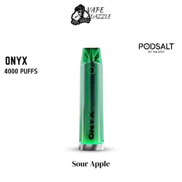 Pod salt Onyx Sour Apple flavor 4000 puffs