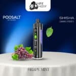 Podsalt shisha Grape Mint flavor 8000 puffs