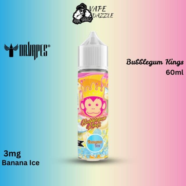 DR VAPES Bubblegum Kings Banana Ice 60ml 3mg