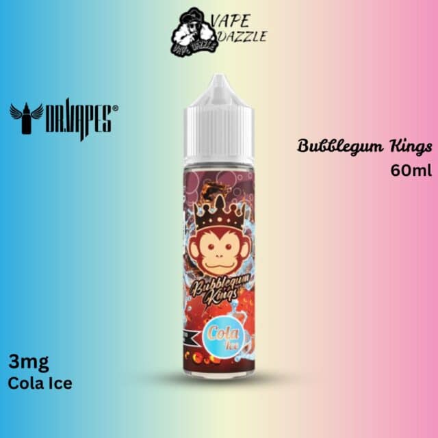 DR VAPES Bubblegum Kings Cola Ice 60ml 3mg