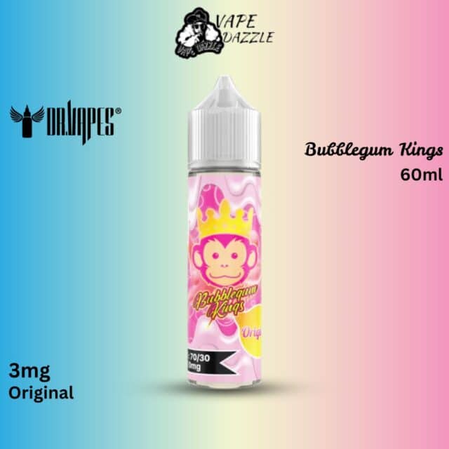 DR VAPES Bubblegum Kings Original 60ml e juice 3mg