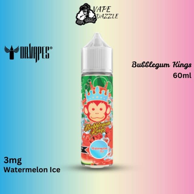 DR VAPES Bubblegum Kings Watermelon Ice 60ml 3mg